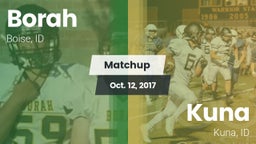 Matchup: Borah  vs. Kuna  2017