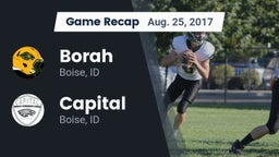 Recap: Borah  vs. Capital  2017