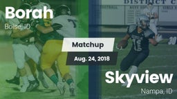 Matchup: Borah  vs. Skyview  2018