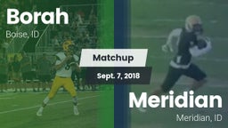 Matchup: Borah  vs. Meridian  2018