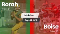 Matchup: Borah  vs. Boise  2018