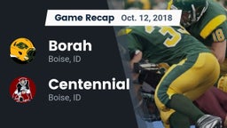 Recap: Borah  vs. Centennial  2018