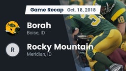 Recap: Borah  vs. Rocky Mountain  2018