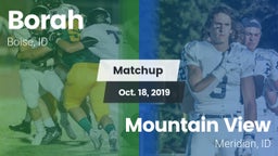 Matchup: Borah  vs. Mountain View  2019