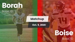 Matchup: Borah  vs. Boise  2020