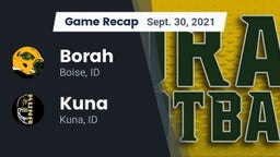 Recap: Borah  vs. Kuna  2021