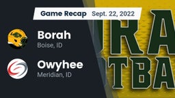 Recap: Borah  vs. Owyhee  2022