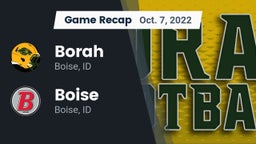 Recap: Borah  vs. Boise  2022
