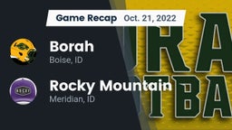 Recap: Borah  vs. Rocky Mountain  2022