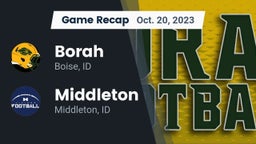 Recap: Borah  vs. Middleton  2023