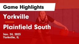 Yorkville  vs Plainfield South  Game Highlights - Jan. 24, 2023