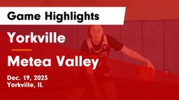Yorkville  vs Metea Valley  Game Highlights - Dec. 19, 2023