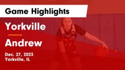 Yorkville  vs Andrew  Game Highlights - Dec. 27, 2023
