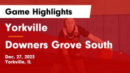 Yorkville  vs Downers Grove South  Game Highlights - Dec. 27, 2023
