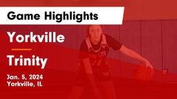 Yorkville  vs Trinity  Game Highlights - Jan. 5, 2024