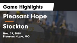 Pleasant Hope  vs Stockton  Game Highlights - Nov. 29, 2018