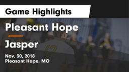 Pleasant Hope  vs Jasper  Game Highlights - Nov. 30, 2018