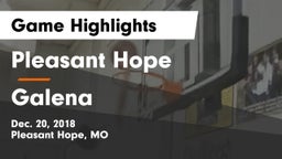 Pleasant Hope  vs Galena Game Highlights - Dec. 20, 2018