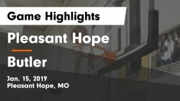 Pleasant Hope  vs Butler  Game Highlights - Jan. 15, 2019