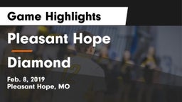 Pleasant Hope  vs Diamond Game Highlights - Feb. 8, 2019