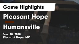 Pleasant Hope  vs Humansville Game Highlights - Jan. 18, 2020