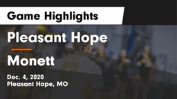 Pleasant Hope  vs Monett  Game Highlights - Dec. 4, 2020