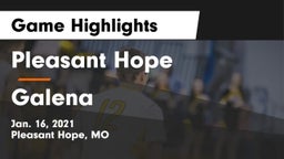 Pleasant Hope  vs Galena  Game Highlights - Jan. 16, 2021