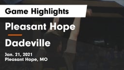 Pleasant Hope  vs Dadeville  Game Highlights - Jan. 21, 2021