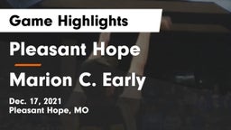 Pleasant Hope  vs Marion C. Early Game Highlights - Dec. 17, 2021