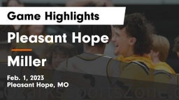 Pleasant Hope  vs Miller  Game Highlights - Feb. 1, 2023