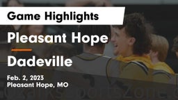 Pleasant Hope  vs Dadeville  Game Highlights - Feb. 2, 2023
