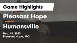 Pleasant Hope  vs Humansville  Game Highlights - Dec. 19, 2023