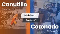 Matchup: Canutillo High vs. Coronado  2017