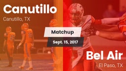 Matchup: Canutillo High vs. Bel Air  2017