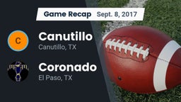 Recap: Canutillo  vs. Coronado  2017