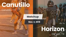 Matchup: Canutillo High vs. Horizon  2018