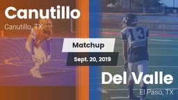 Matchup: Canutillo High vs. Del Valle  2019