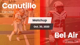 Matchup: Canutillo High vs. Bel Air  2020