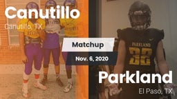 Matchup: Canutillo High vs. Parkland  2020