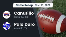 Recap: Canutillo  vs. Palo Duro  2022