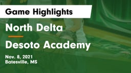 North Delta  vs Desoto Academy  Game Highlights - Nov. 8, 2021