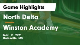 North Delta  vs Winston Academy  Game Highlights - Nov. 11, 2021