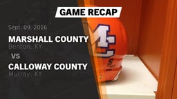 Recap: Marshall County  vs. Calloway County  2016