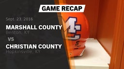 Recap: Marshall County  vs. Christian County  2016