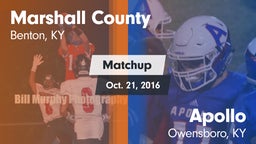 Matchup: Marshall County vs. Apollo  2015