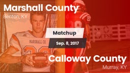 Matchup: Marshall County vs. Calloway County  2017