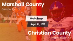 Matchup: Marshall County vs. Christian County  2017