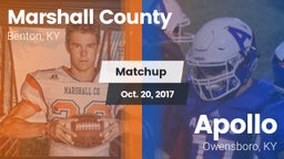 Matchup: Marshall County vs. Apollo  2017