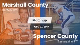 Matchup: Marshall County vs. Spencer County  2017