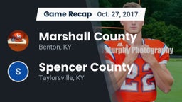 Recap: Marshall County  vs. Spencer County  2017
